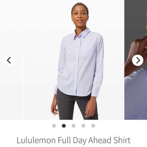 Lululemon full day ahead shirt